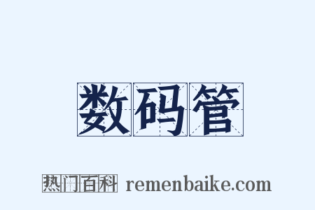 数码管是什么意思的图片